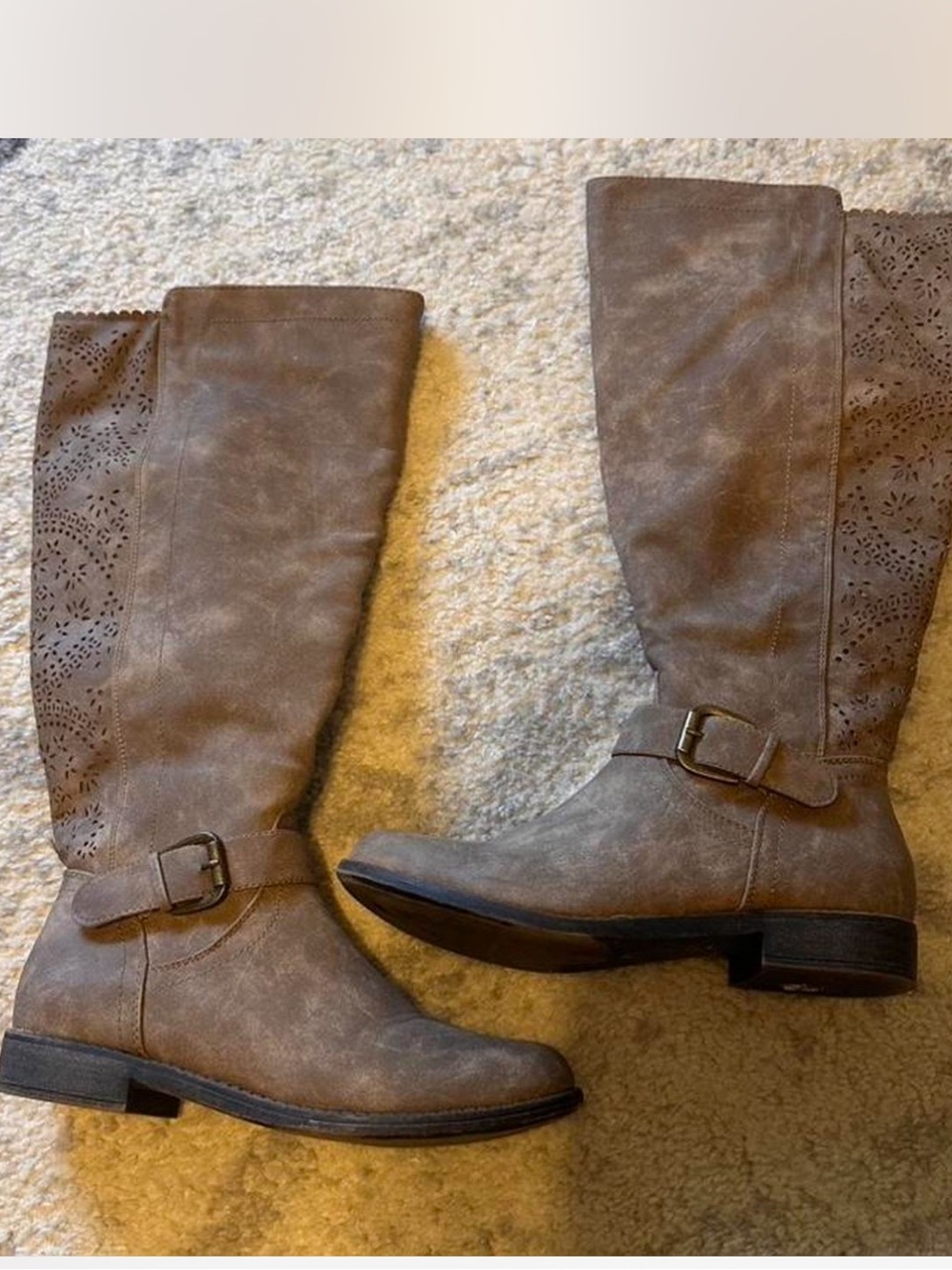 JustFab Knee High Boots 9W